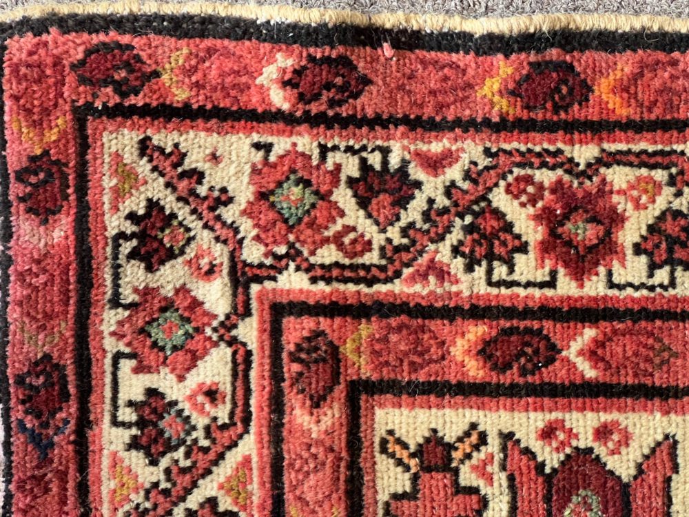 antique malayer persian 4-9x6-8 corner