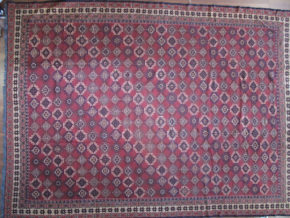 Flat Weave, Sumac, Uzbek (10' x 13' 1'')